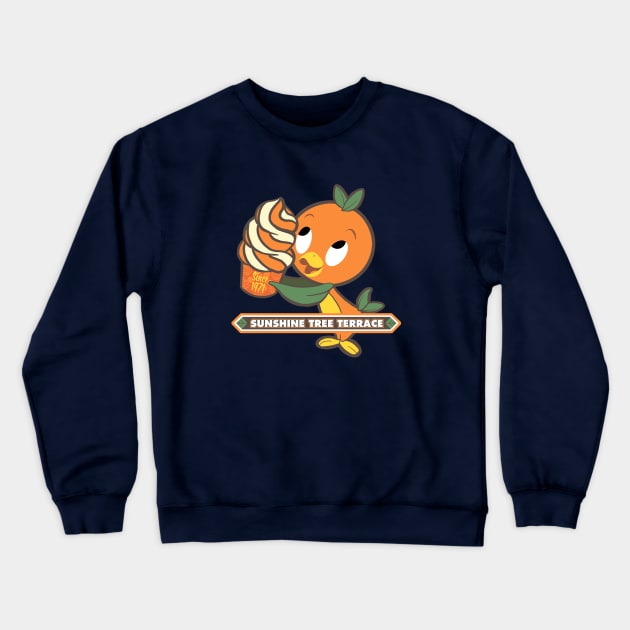 Florida Orange Bird - Sunshine Tree Terrace Crewneck Sweatshirt by The Dept. Of Citrus